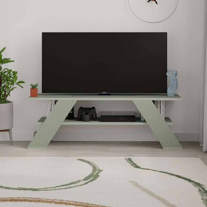 Hanah Home Soporte de TV Farfalla - Ash Green Hanah Home Soporte de TV Farfalla - Ash Green